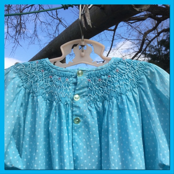 Vtg. Spring Dress, sz 6 - Picture 5 of 6